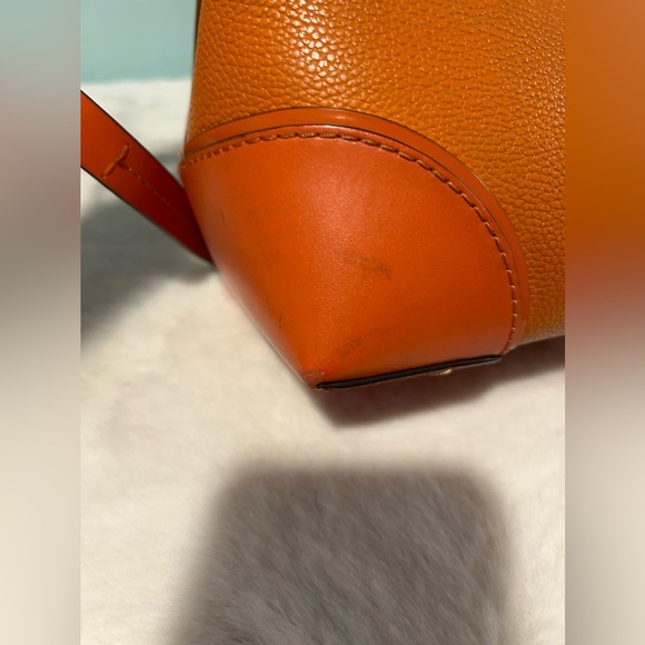 Michael Kors 2way Burnt Orange handbag/crossbody. Authentic & pre-owned - Picture 8 of 13